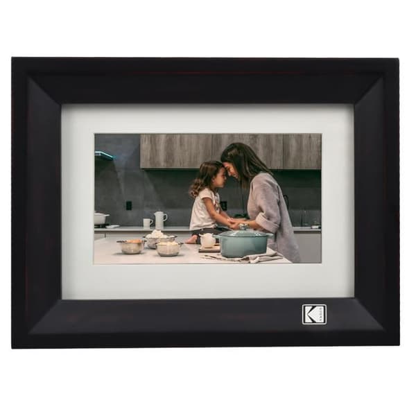 Digital photo frame - KODAK - 7 inches - Automatic slideshow - 4 GB memory - Black