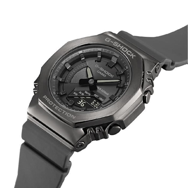 Damklocka - Casio - GM-S2100B-8AER - Kvarts - Analog - Grå plast Grå