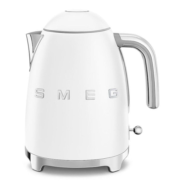 SMEG Vattenkokare - 50-talsdesign - Matt vit - 1,7L - 2400W - Anti-kalk Matt vit