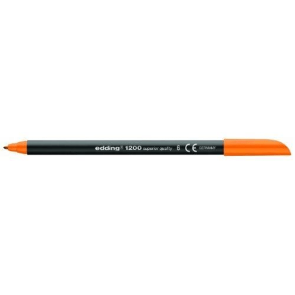 Värikynät - EDDING - E-1200 - Pakkaus sisältää 10 kpl - Kärkikoko 0,5 - 1 mm - Oranssi väri Orange