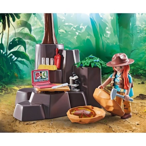 PLAYMOBIL 71819 Brachiosaurus, udforskere, luftkøretøj Flerfärgad