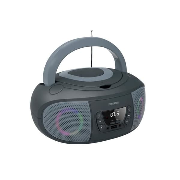 Radio CD USB - FONESTAR - HARMAA - CD-soitin - FM-radio - Valefekti Grå