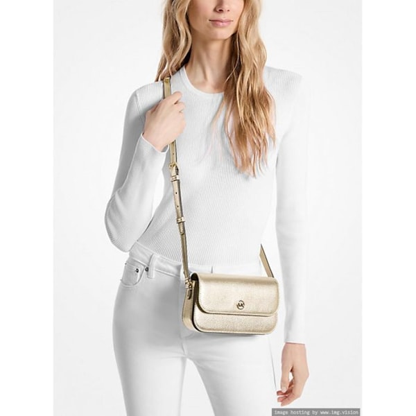 Käsilaukku - Michael Kors - 35F4GTVC1M - Metallinhohtoinen nahka - Vaaleakulta - Pieni koko blekt guld