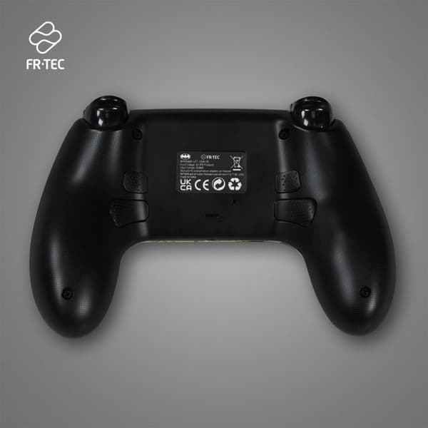 Spilcontroller - FRTEC - BATMAN - Bluetooth - RGB LED lys - Kompatibel med PC og PS4 Sort og blå