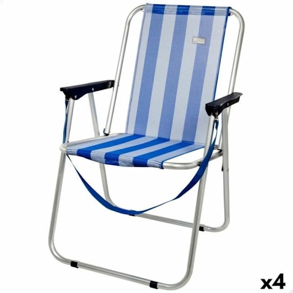 Aktive Marin kokoontaitettava tuoli - Aktive - 44 x 76 x 45 cm - Valkoinen - 4 kpl