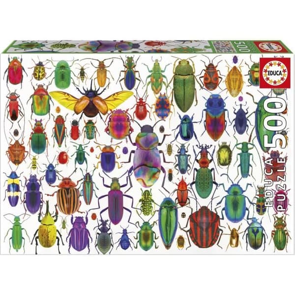 Puzzle - EDUCA - Scarabæer - 500 stk.