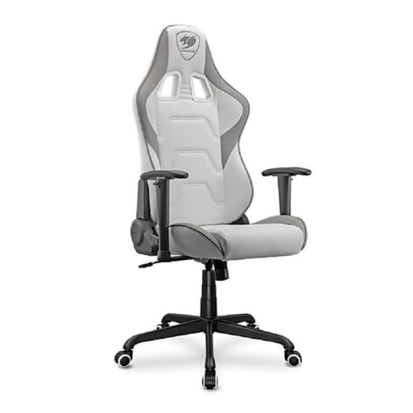Gamingfåtölj - Cougar Gaming - ARMOR ÉLITE WHITE - Ergonomisk Komfort - PU Läder - Justerbar Vit