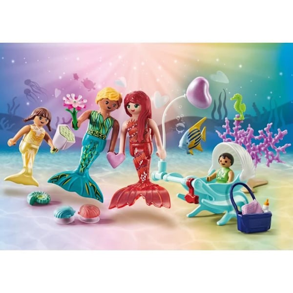 PLAYMOBIL 71469 Merenneito-perhe Flerfärgad