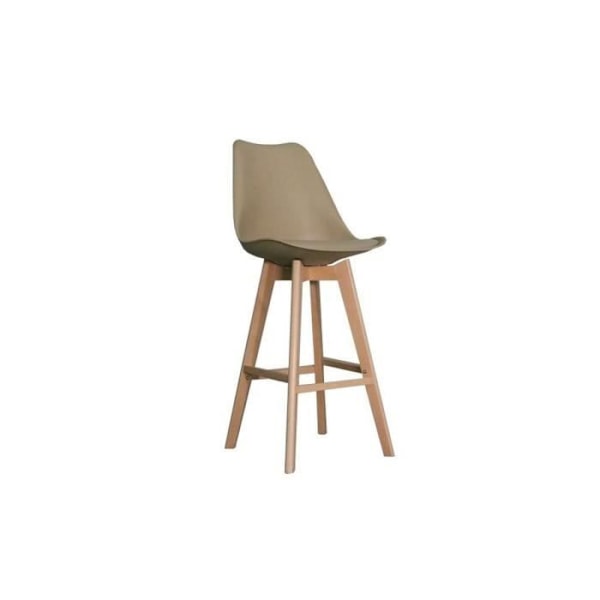jakkara 48,5 x 55 x 109 cm beige polyuretaanipyökki