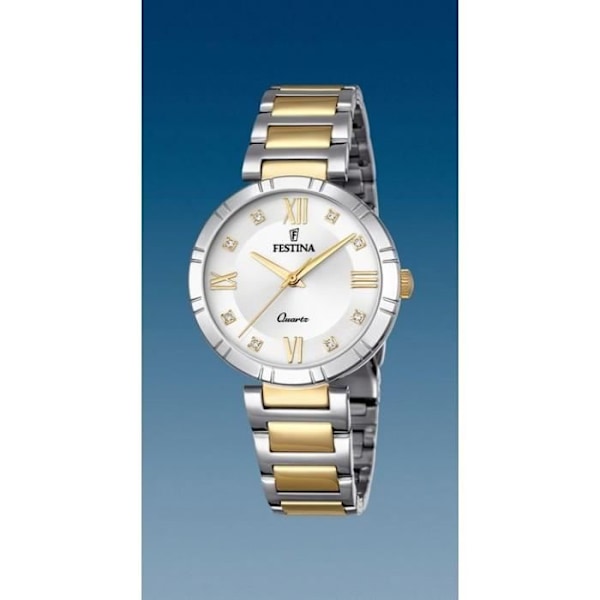 Ur - FESTINA - F16937_A - Kvarts - Analog - Hvidt Stål