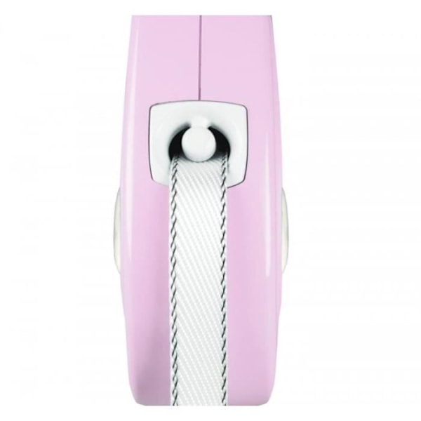 Infällbart koppel - FLEXI - VALP - Storlek XS - Rosa färg - Längd 2 m rosa