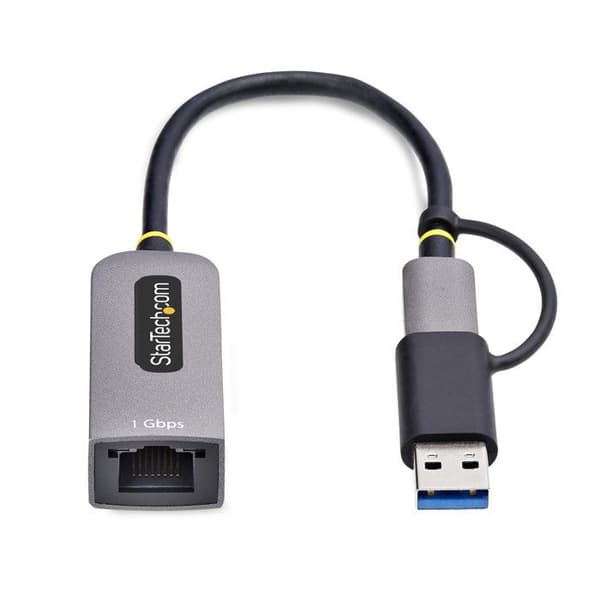 USB-C Ethernet-sovitin - STARTECH.COM - 10/100/1000Mbps - USB 3.0 - Kompakti muotoilu - 15 cm kaapeli