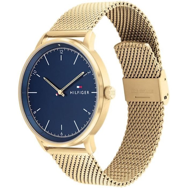Tommy Hilfiger - Herrur - Kvarts Analog - Armband i Guld Rostfritt Stål - 1791877 gyllene
