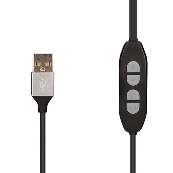 Læselampe - Ksix - USB-model - Effekt 5W - 80 cm - 10 lysstyrkeniveauer Sort