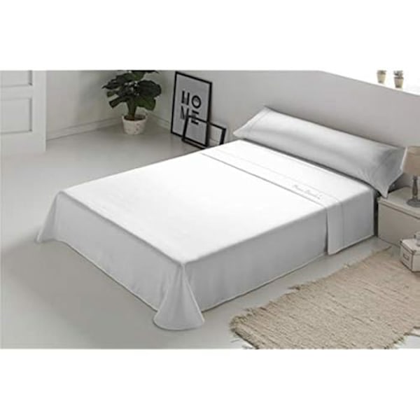 Bäddset - PIERRE CARDIN - Arcadia 135 - 180 thread count percale bomull - Vanlig vit Vit