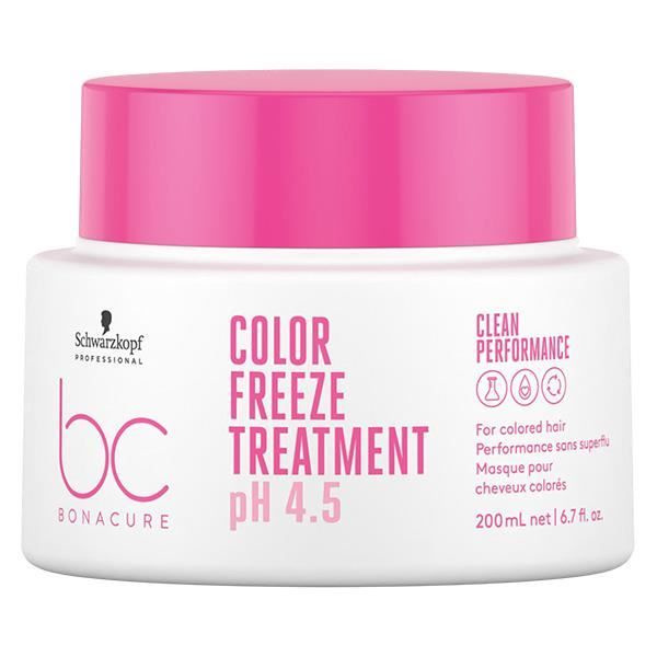 Maske - Schwarzkopf Professional - BC Bonacure - pH 4.5 - 200ml - Väritetyt hiukset Lyserød