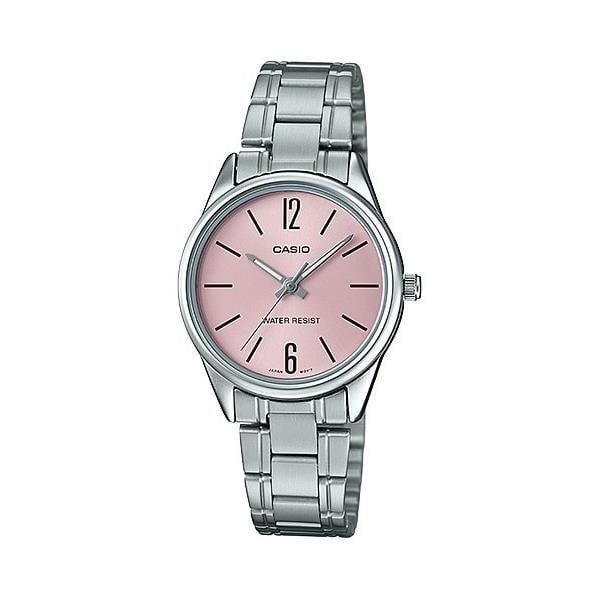 Klocka - Casio - LTP-V005D-4B - Stål - Kvarts - Analog Silver