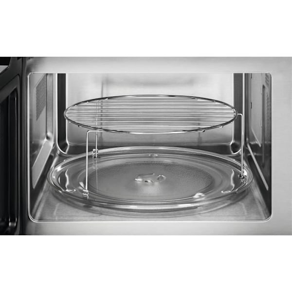 Indbygningsmikroovn - ELECTROLUX - CMS4253TMX - Anti-fingerprint rustfrit stål - H 388 x B 595 x D 400 mm Anti-fingeravtryck rostfritt stål