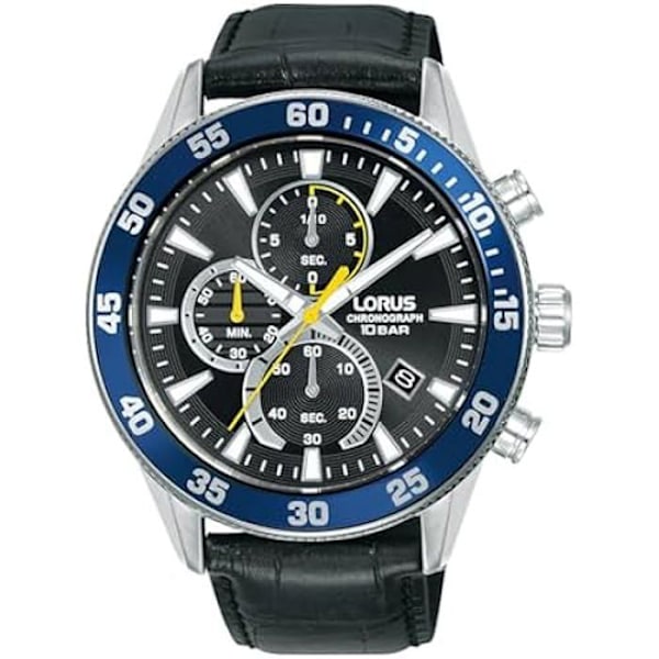 LORUS Herre Analog Quartz Ur med Armbånd i Rustfrit Stål RM331JX9 Silver
