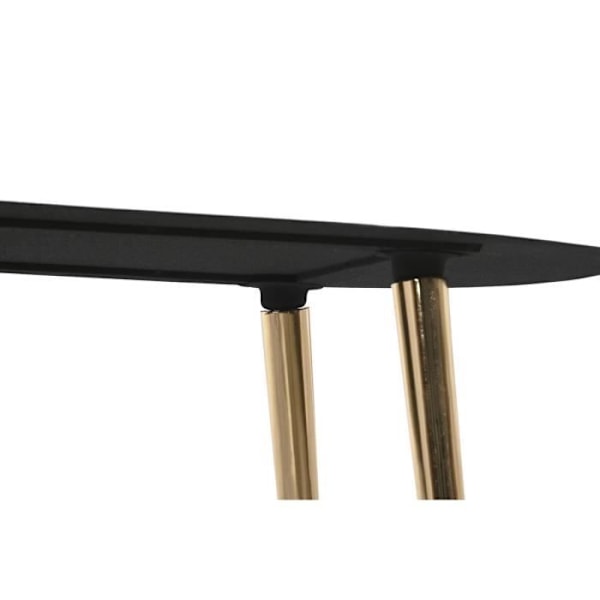 moderne sort guld jern sofabord 122 cm