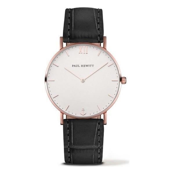 Ure - Paul Hewitt - PH-SA-R-ST-W-15M - Ø 39 mm - Læder - Kvarts - Unisex Blå, Rosa