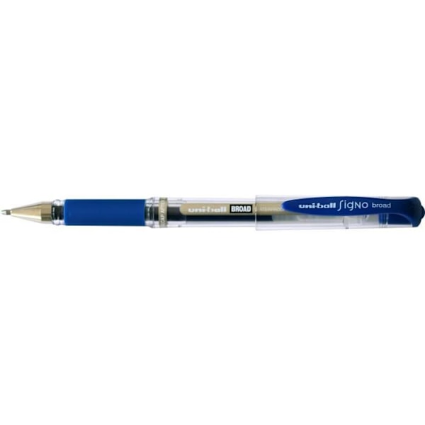 Geelimusterulla Signo Broad UM153C Grip Pte Large 1mm Sininen - UNIBALL - Super INK muste - Uudelleentäytettävä Blå