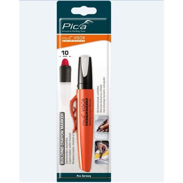 Permanent marker - VISOR - Pica - Indelible - Hvid Hvid