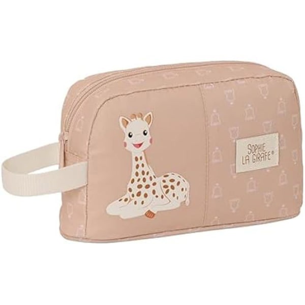 Termisk frukosthållare - SAFTA - Sophie La Girafe - Beige - 21,5 x 6,5 x 12 cm - Maximalt motstånd Beige