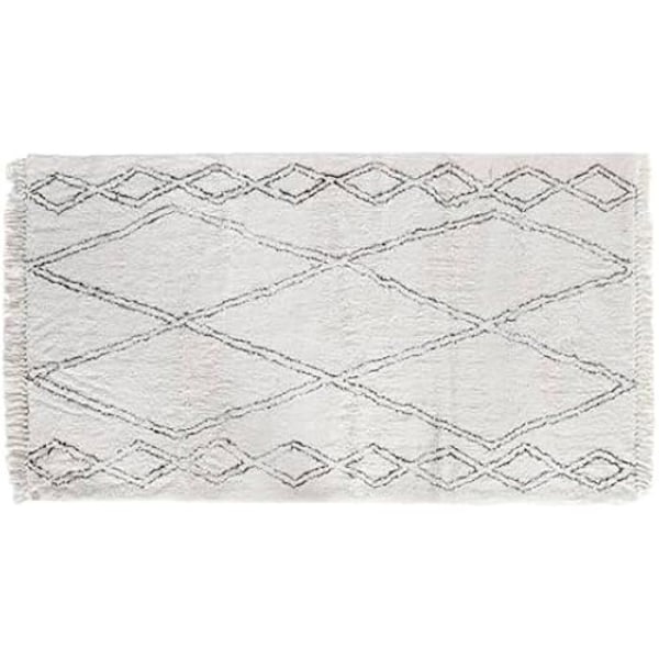Tæppe - HOME ESPRIT - Beige Model - 200 x 140 cm - Rektangulært - Almindelig Flerfärgad