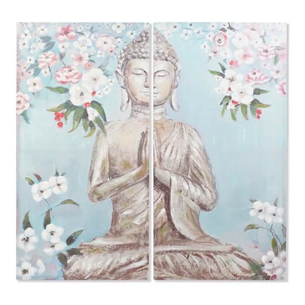 Kehys DKD Home Decor Canvas Buda (70 x 3 x 140 cm) (2 kpl)