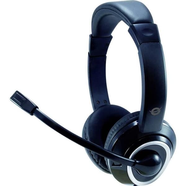 Micro-headset - CONCEPTRONIC - POLONA 01B - USB-johto - Ympäröivä - Musta