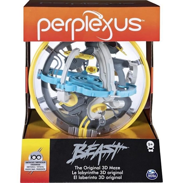 Perplexus Beast, Labyrint 3D Original Banor Med 100 Utmaningar, Action- och Reflextspel, Pussel för Barn, Barnleksak 9 År Flerfärgad