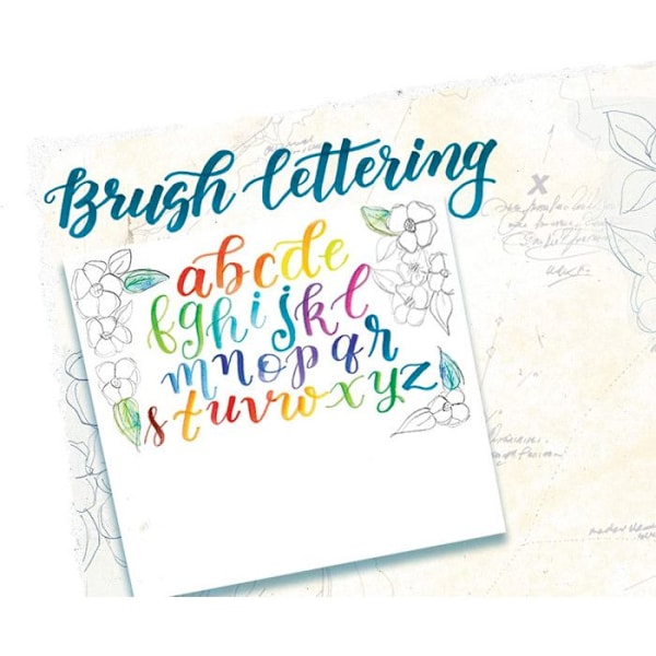 Värikynät - STAEDTLER - Brush Letter Duo - 12 kynää - Sivellinpiste 1-6 mm - Sekoitus