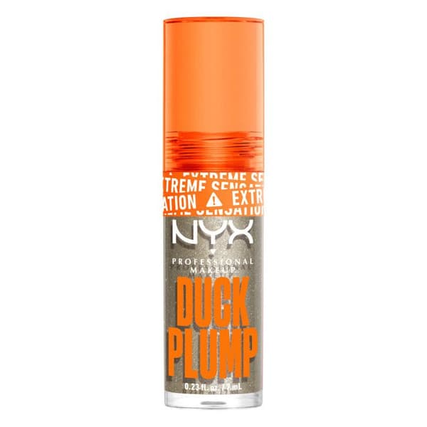 NYX Professional Makeup Duck Plump Gloss repulpant pailleté Quazy Silver Quazy Silver