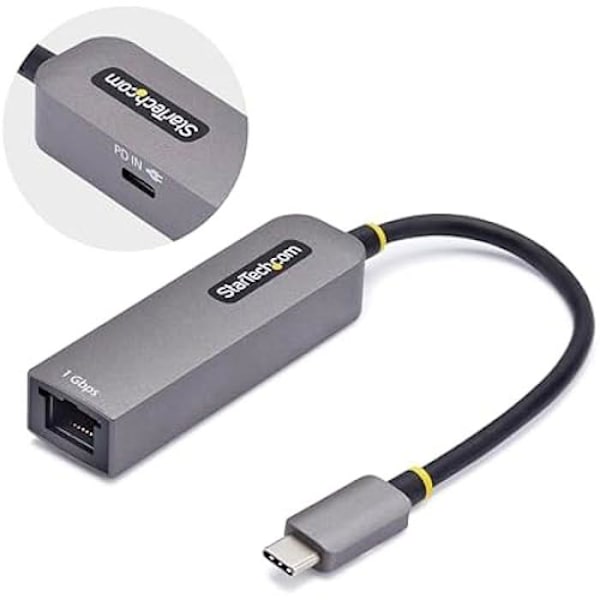 USB-C til Ethernet-adapter - STARTECH.COM - NIC - 1Gbps - 100W PD Pass-Through - Multi-OS