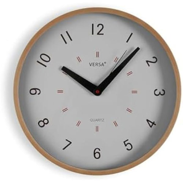 Väggklocka - VERSA - Flerfärgad modell - Plast - 25 x 4 x 25 cm - Modern design Flerfärgad