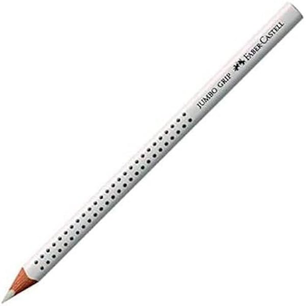Värikynät - Faber-Castell - Jumbo Grip - Valkoinen - 12 kpl - Lapsille yli 3-vuotiaille Ingen