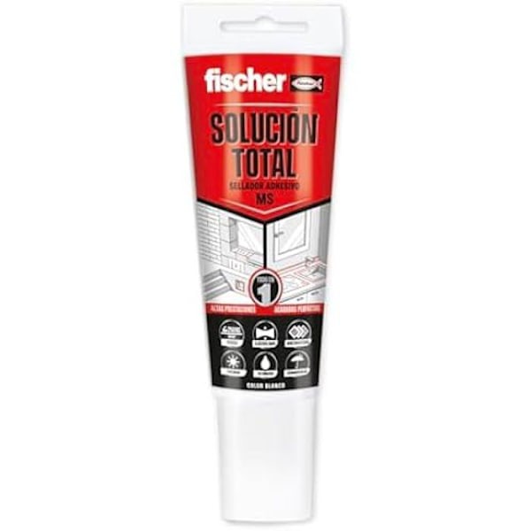 MS Express Sealant - Fischer - 80 ml putki - Säänkestävä - Silikoniton - Hajuton
