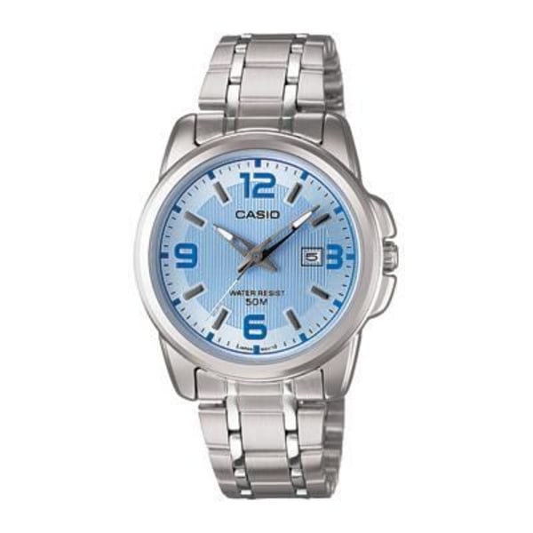 Dameur - Casio - LTP1314D-2AV - Stål - Kvarts - Let vandtæt Silver