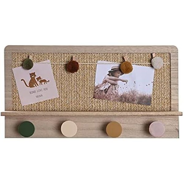 Klädhängare - DKD HOME DECOR - Flerfärgad - Fiber, trä och MDF - 49x50x27 cm - Att montera själv Flerfärgad