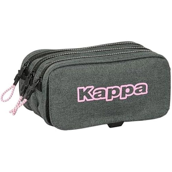 Kappa isokokoinen kolminkertainen penaali - SAFTA - Hopeanpunainen - Vaaleanpunainen - Synteettinen - Mixed silver-rosa