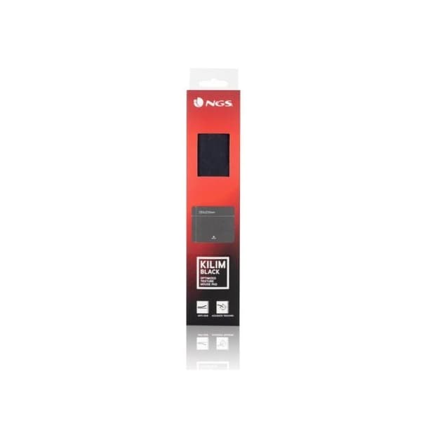 Musemåtte - NGS - MOUSE-1080 - Anti-slip - Vaskbar - Sort