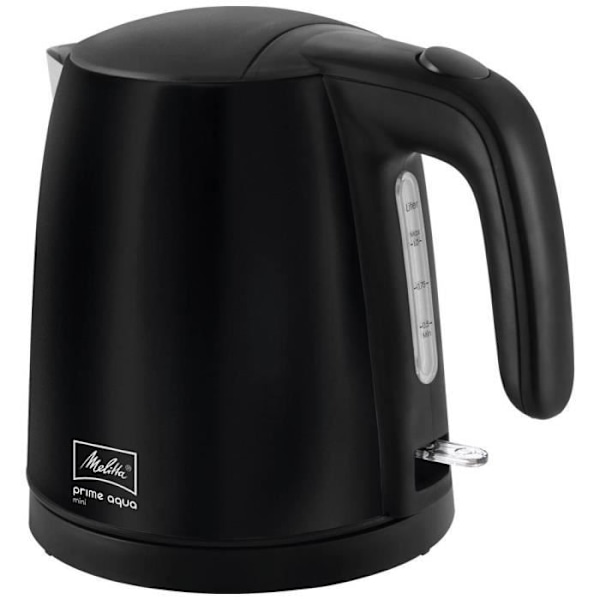 Bouilloire - Melitta - Prime Aqua Mini - 1,0 Liter - 2200 Watt - Sort sort