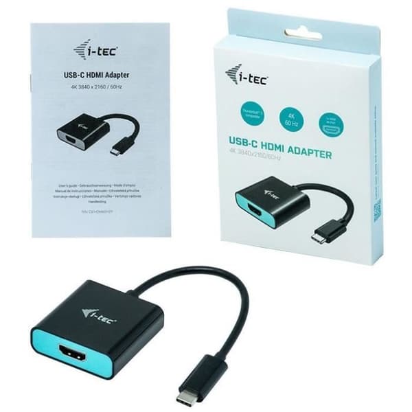 USB-C-sovitin - I-TEC - HDMI 4K / 60hz