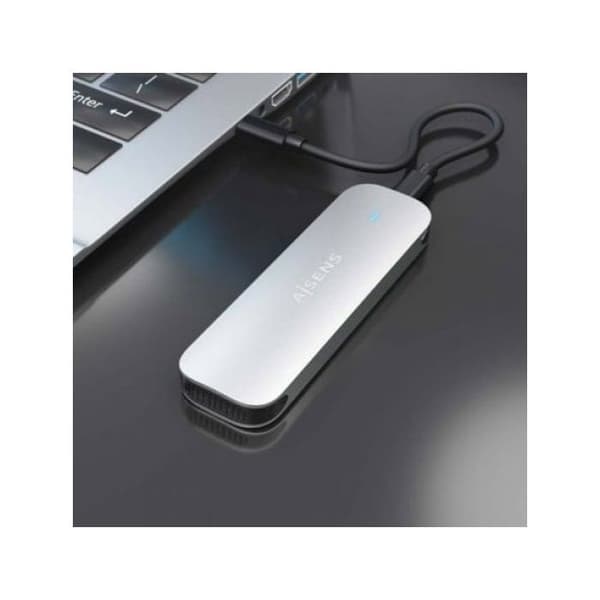SSD NVMe USB 3.2 Gen2 - Aisens - Aluminium