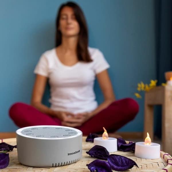 White Noise Machine for Sleeping Slewel InnovaGoods grå