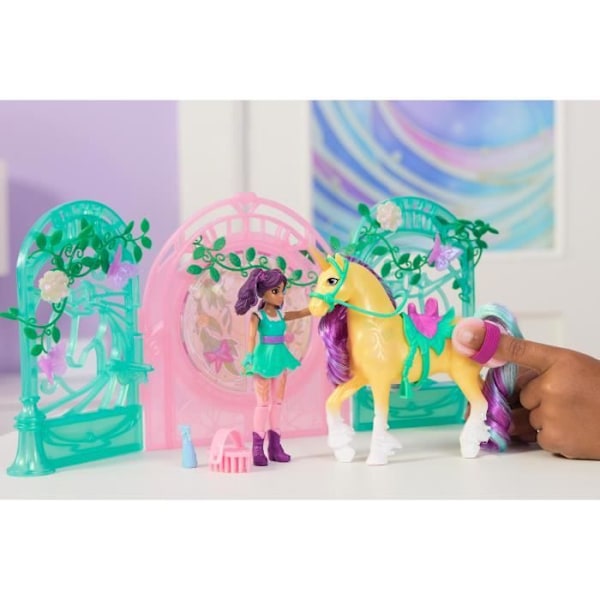 SPIN MASTER LEIKKIKOMPLEKTI MINI NUKKE AVA JA LEAF COLOR REVEAL Yksisarvishakemisto Flerfärgad