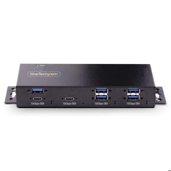 USB Hub 7 Porte - STARTECH - Industriel - 10Gbps - Universel Strømforsyning - ESD Beskyttelse