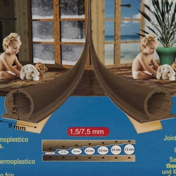 GEKO limfog - Termoplast - Vit - 6m - 47303