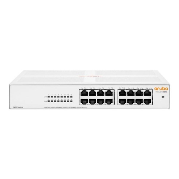 Switch - HPE - R8R47A Aruba IOn 1430 - 16 porte - Rackable - Fjernstyring